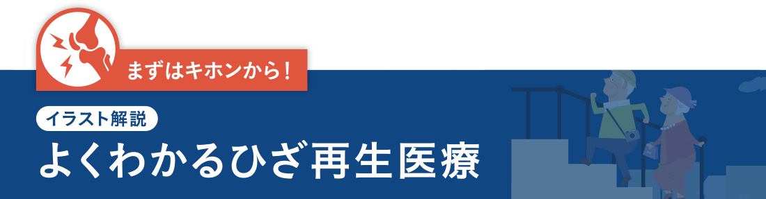 まずはキホンから！ よくわかるひざ再生医療