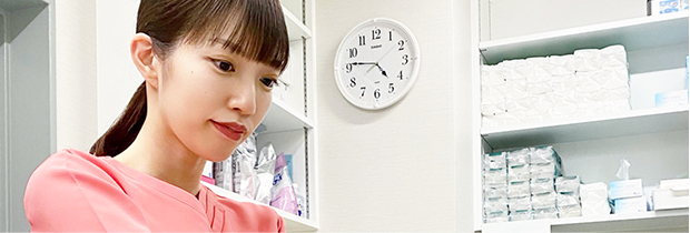 普段はどんな仕事をしていますか? クリニック運営に必要な一通りの業務を担当